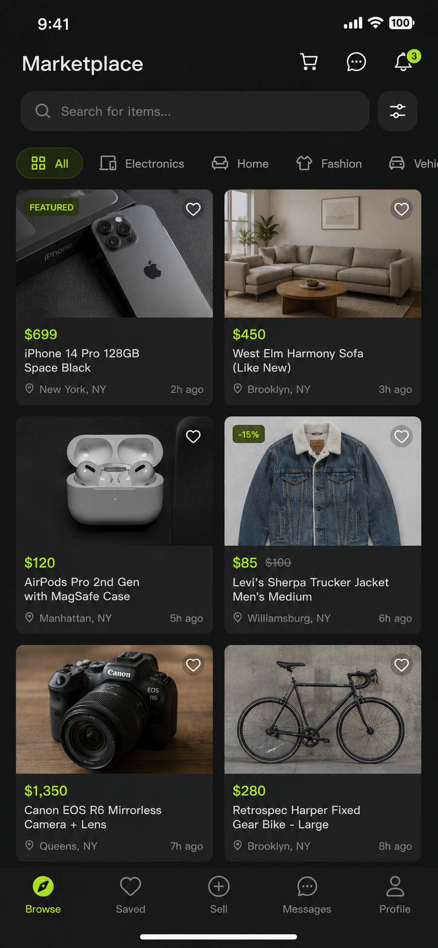 Marketplace app growth case study screenshot
